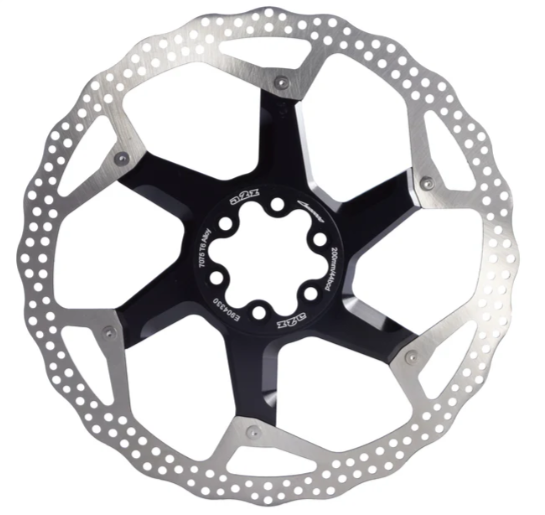 BRAKE ROTOR SPV-203TD-1 BLACK 6-BOLT