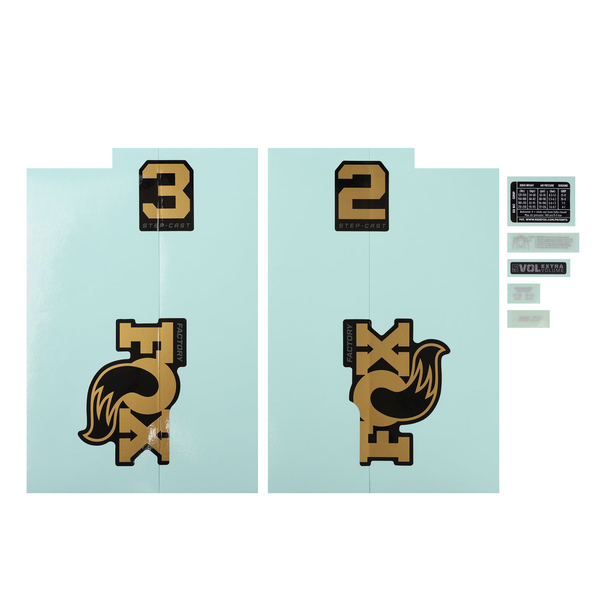 Fox Decal Kit - 2025 32 Step-Cast