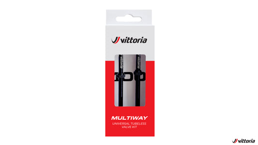 Vittoria Multiway tubeless valve alloy black 60mm (2 pcs)