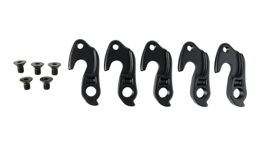 HGR REV. 3 ROAD DERAILLEUR HANGER, STANDARD LENGTH, MAX 25T, W/ BOLT (5 Pack)