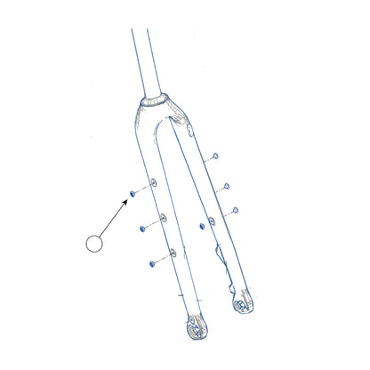 GT Grade Frame/Fork Grommets 6.2mm Qty5
