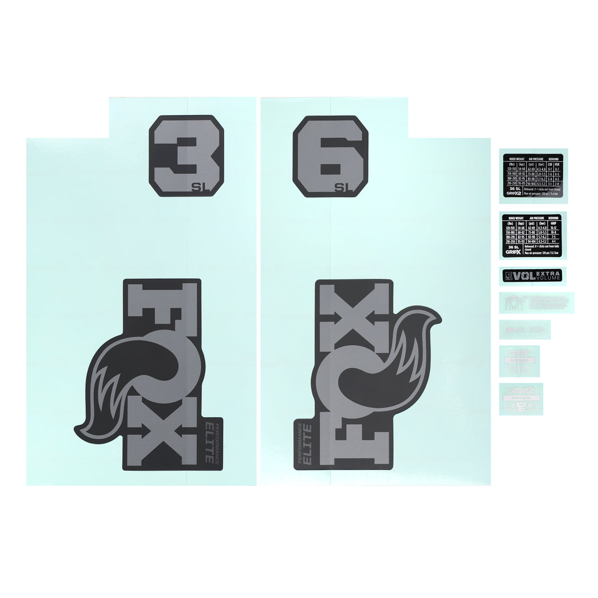 Fox Decal Kit - 2026 36 SL Logo