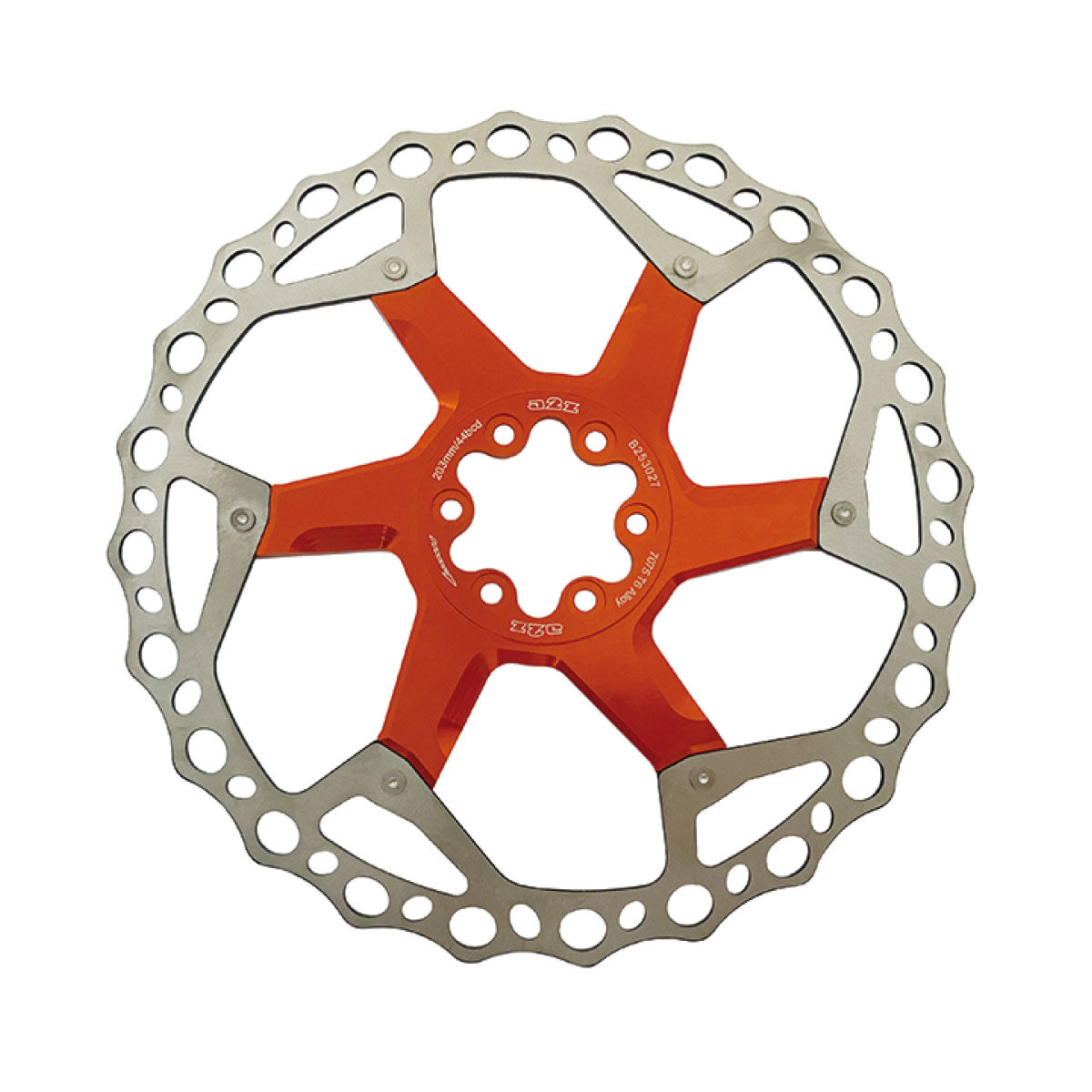 BRAKE ROTOR SPV-203TO-5 ORANGE 6-BOLT