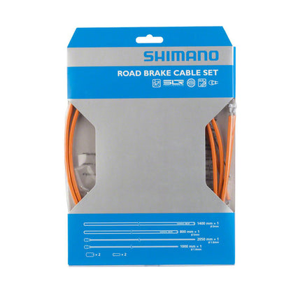 SHM ROAD BRAKE CABLE SET ORANGE