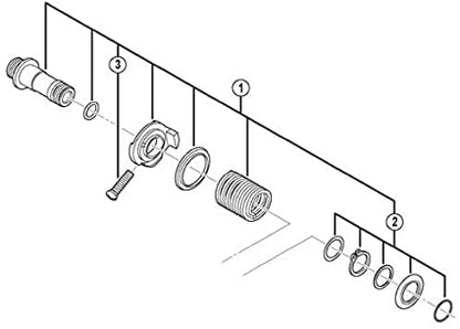SHM RD9000SS B AXLE ASSEM