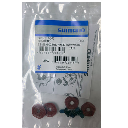 SHM SPIKES LOW PROFILE FOR SH-XC60 2 PRS RED