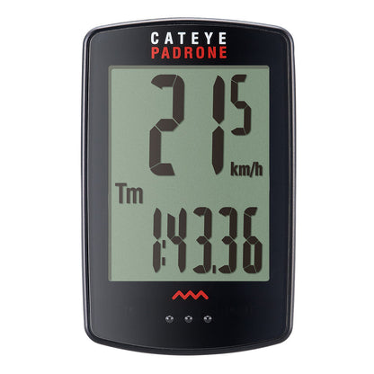 CATEYE COMPUTER PADRONE LARGE-WIRELESS BLK