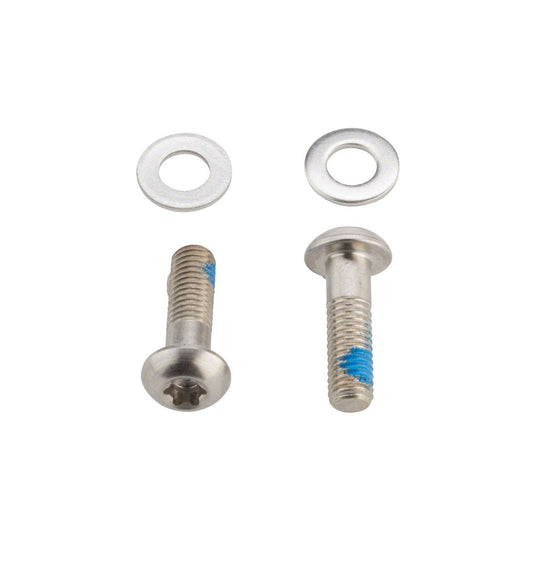 SRAM Flat Mount Bolts SS T25 17mm (pair)