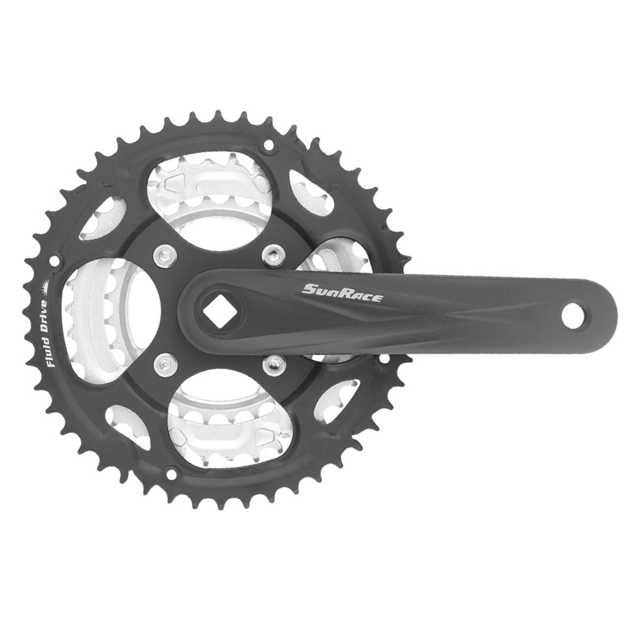 Chainwheel Sunrace 28/38/48T Alloy 170mm