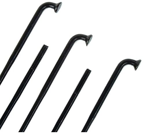 SPOKES DOUBLE BUTTED BLACK 278  W/O NIPPLES