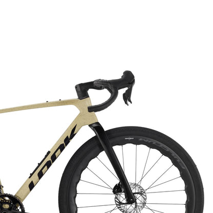 LOOK G85 Cezal – Shimano GRX Di2x12 / Fulcrum Soniq Wheels-Speckled Sand/Black Size XL