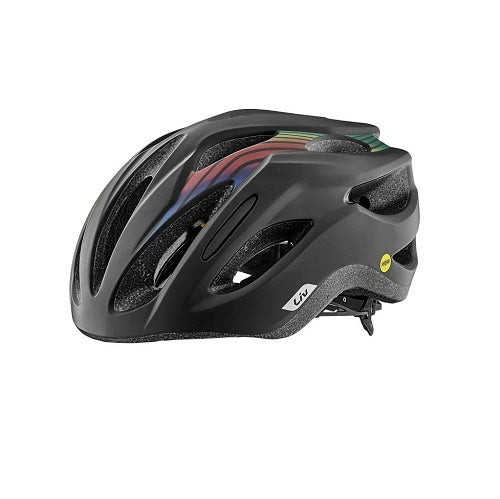 LIV HELMET REV COMP MIPS 49-57CM BLK/GRAD RED