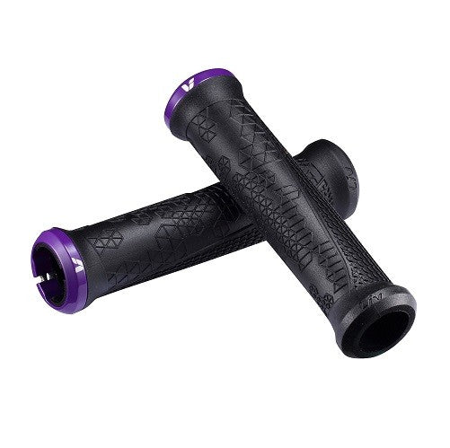 LIV GRIPS SUPERA SINGLE LOCK-ON BLACK/PURPLE