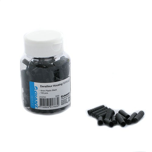 GIANT GEAR CABLE HOUSING CAPS 4MM (100/BOT)