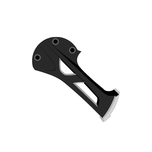 LAZER(5420078834195)BLK CHINGUARD/LONG VISOR M