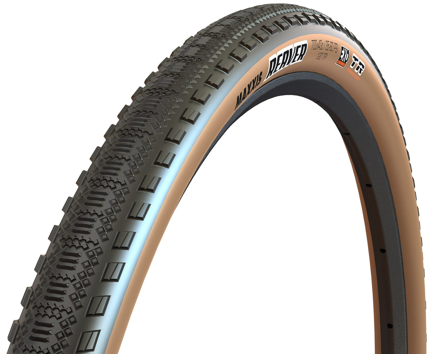 Maxxis Reaver | 700C x 45C Skinwall | 120 TPI Foldable | HYPR-X / EXO / TR