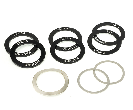 Enduro SPK-54116 RAM DUB 29mm Bottom Bracket Spindle Spacer Kit