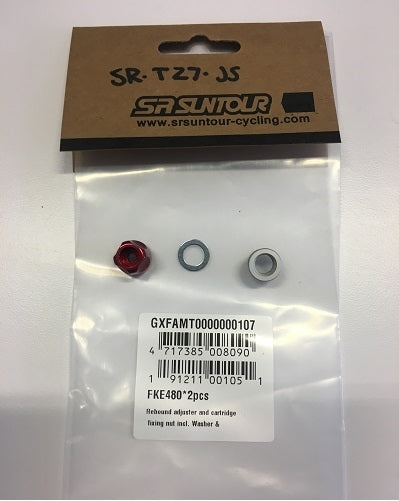 SUNTOUR FKE480 REBOUND ADJ & CARTRIDGE FIXING NUT EPIXON ETC