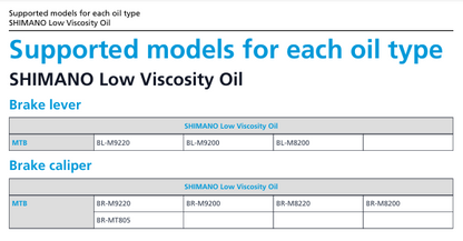 SHM M9200/9220 only LOW VISCOSITY HYD OIL 100ML