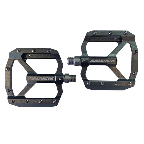 AVALANCHE FLAT OUT PLATFORM PEDALS GUNMETAL
