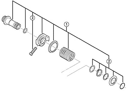 SHM RD9000SS B AXLE ASSEM