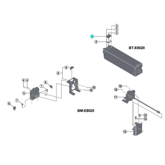 SHM BT-E8020 CG PORT CAP ASSY