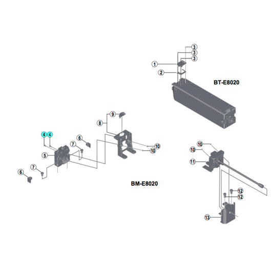 SHM BM-E8020 M4 BOLT KEY UNIT