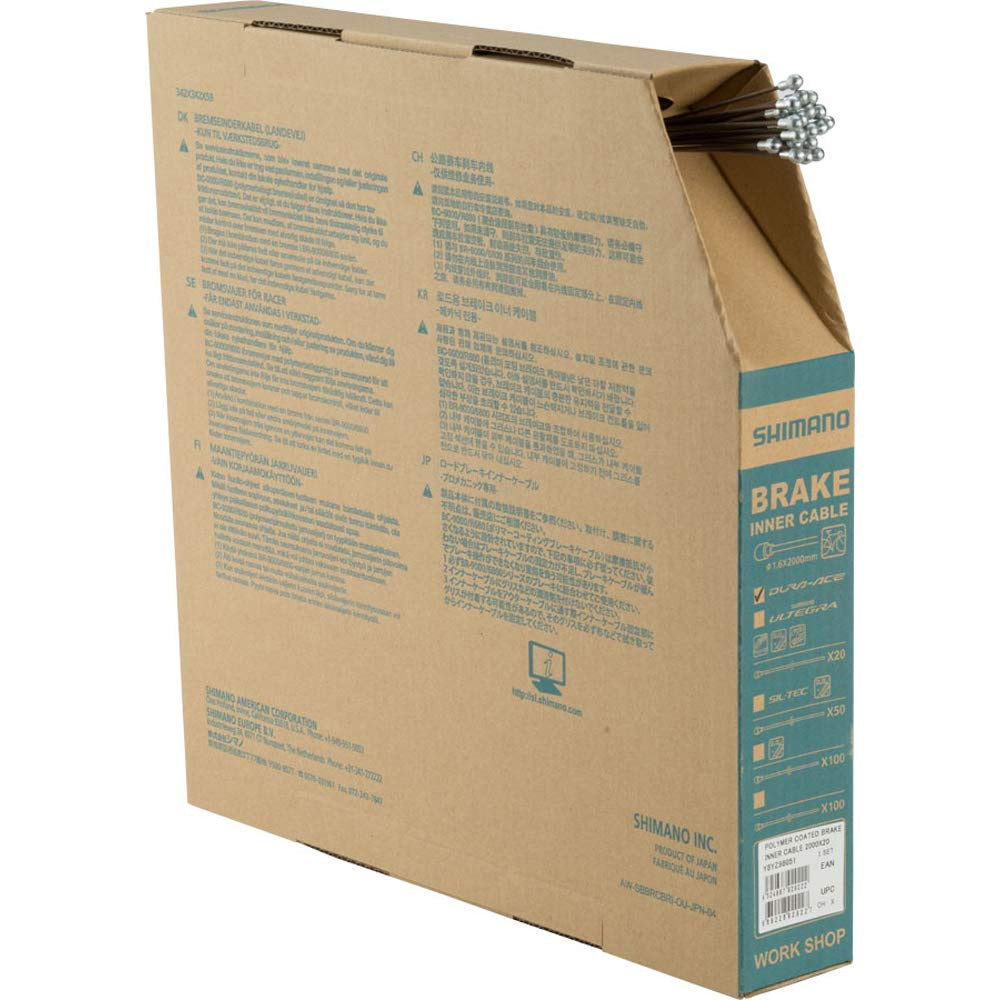Shimano Road Brake Cable Polymer Coated 2000 X 1 Each