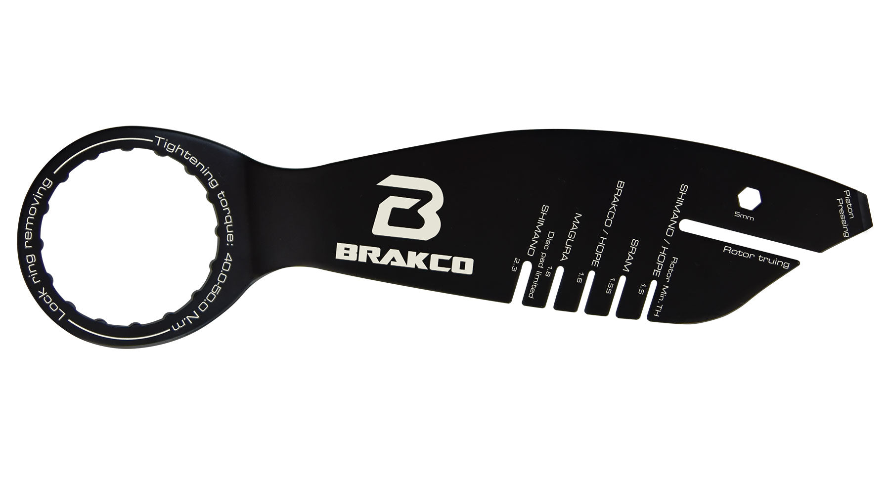 Tool Disc Brake Rotor Wear Indicator