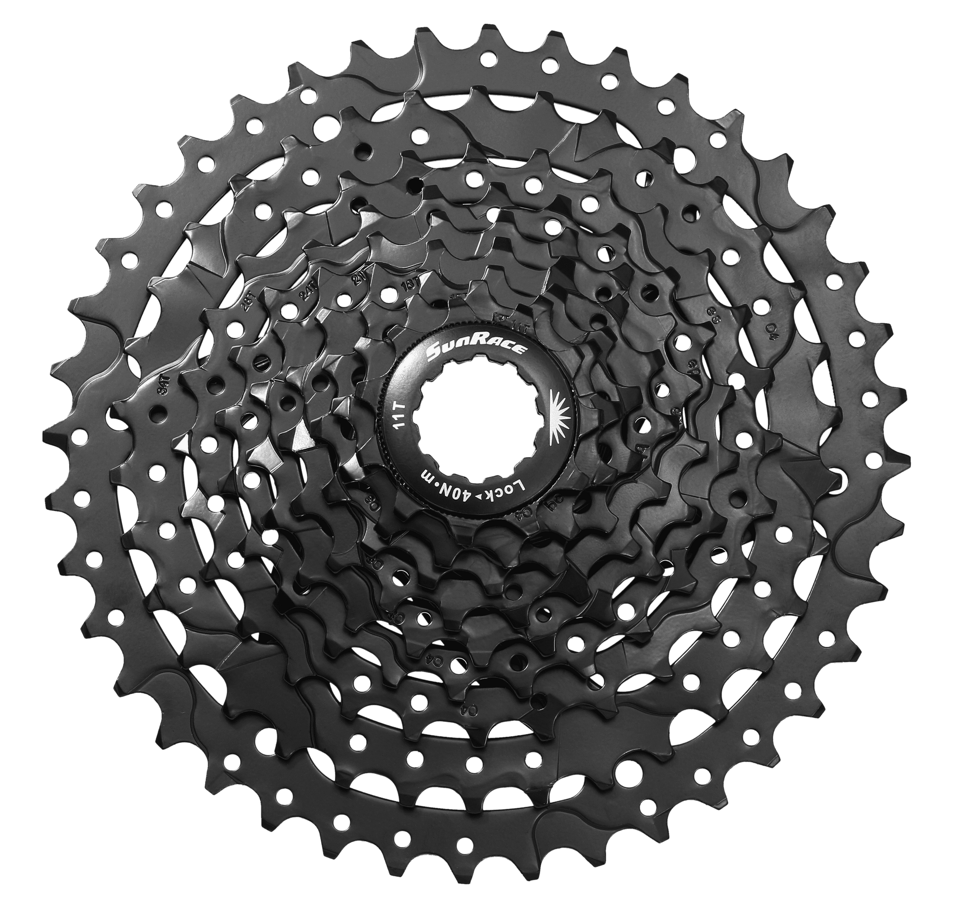 Cassette Sunrace 9 Speed 11-40T ED Black