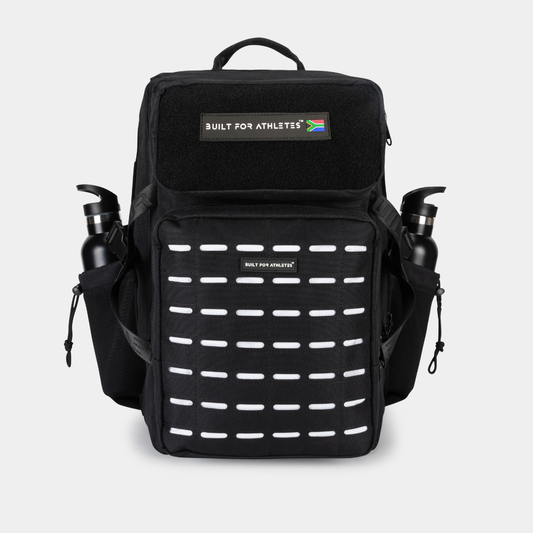 Large 45L Gym Backpack Black & White