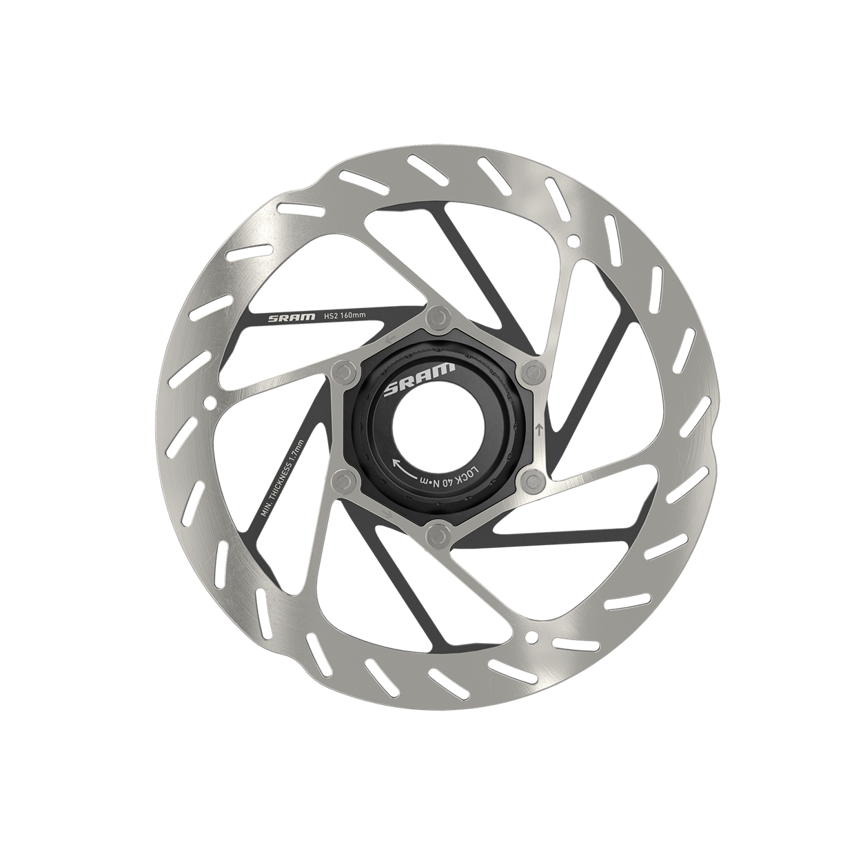 SRAM Rotor HS2 Centerlock 160mm