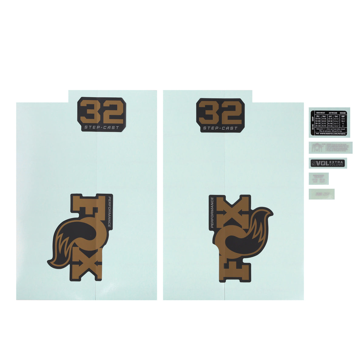 Fox Decal Kit - 2025 32 Step-Cast
