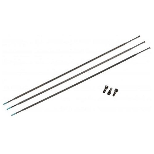 SRAM SPOKE (QTY 3) STR BLK 281mm ROAM50 27.5