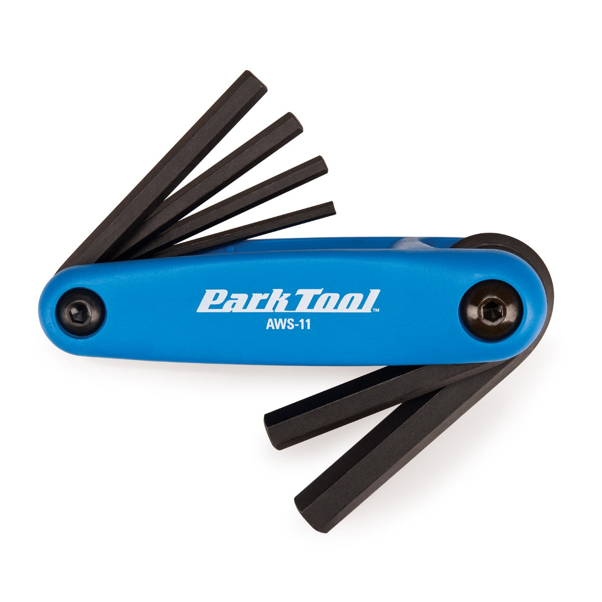 Park Tool AWS-11 Fold-Up Hex Wrench Set: 3, 4, 5, 6, 8, 10mm