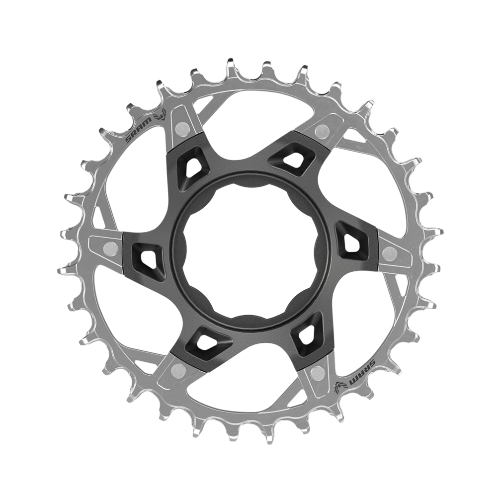 SRAM XX T-Type Direct Mount Chainring 32T for TQ Aluminium Silver