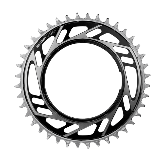 SRAM RED X-SYNC Road Chainring 38T Threaded Mount 6.5mm Offset E1 Black/Silver