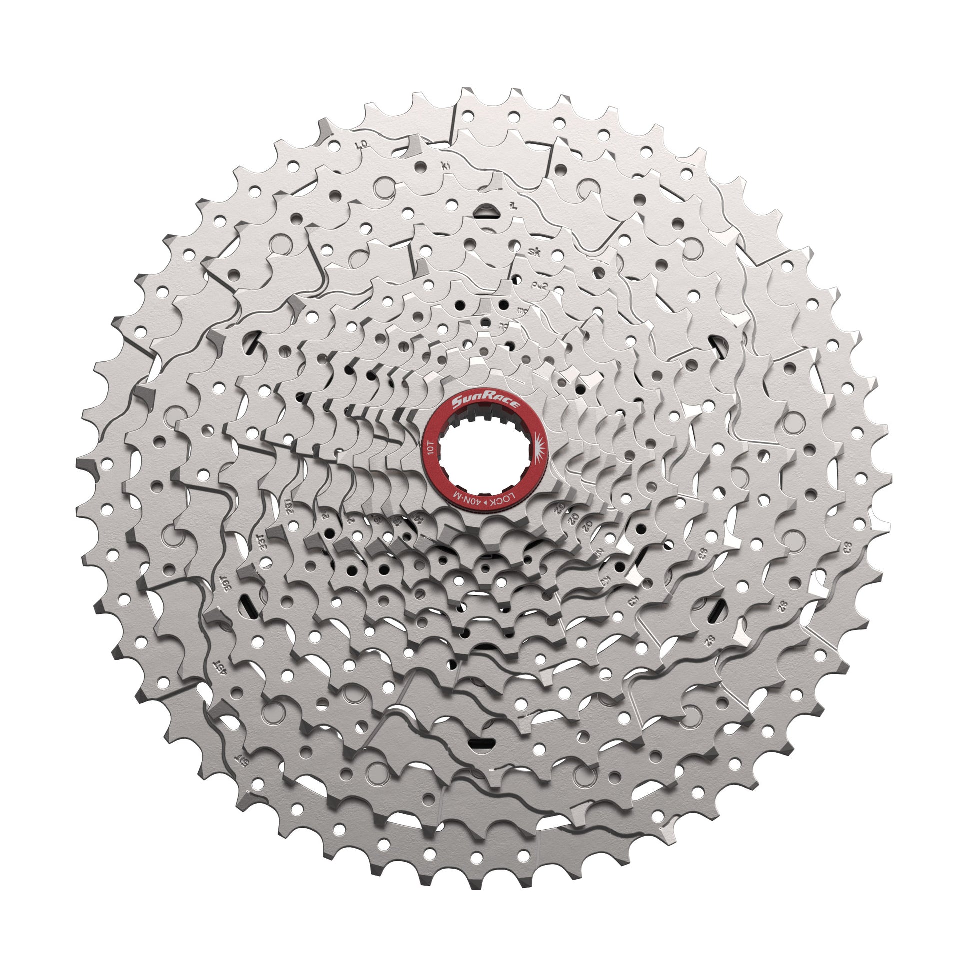 Cassette Sunrace Mz931 12 Speed 10-51T Silver Microspline