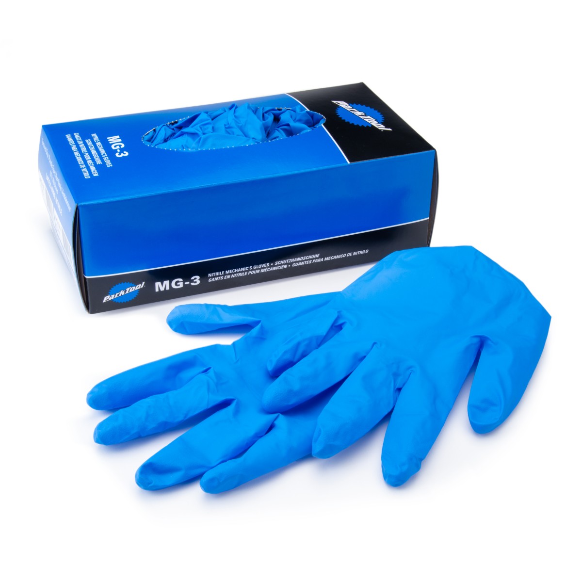 Park Tool MG-3L Nitrile Mechanics Gloves Large (Box of 100)