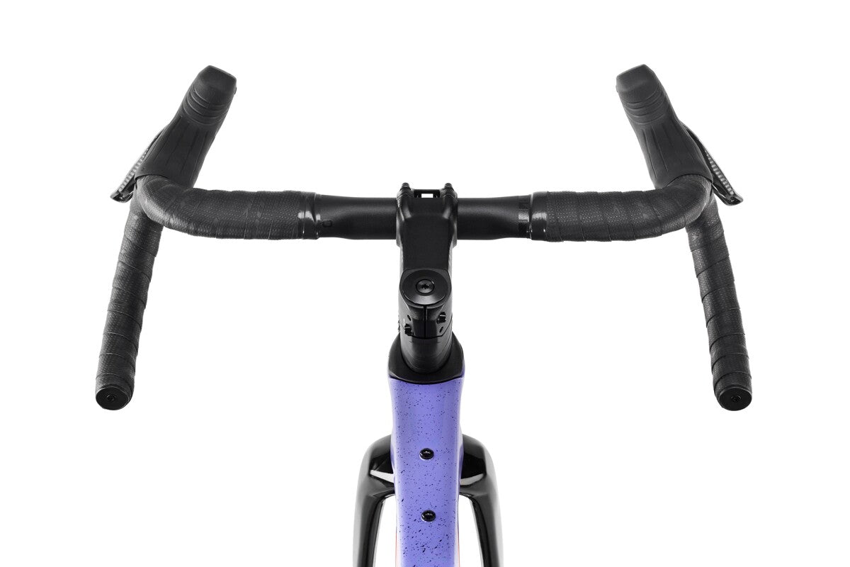 LOOK G85 Cezal – SRAM Force AXS / Fulcrum Soniq Wheels-Speckled Purple/Neon Orange Size S