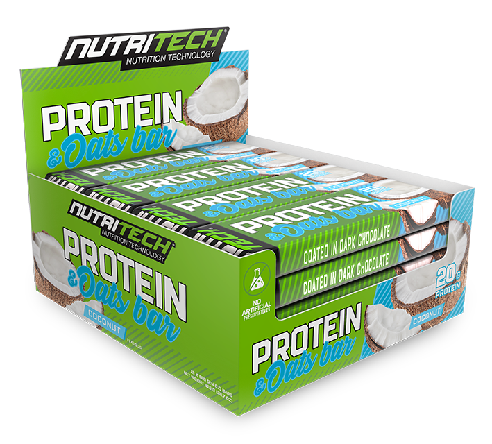 Nutritech Whey Protein Bars Coconut Granola 12 x 68g