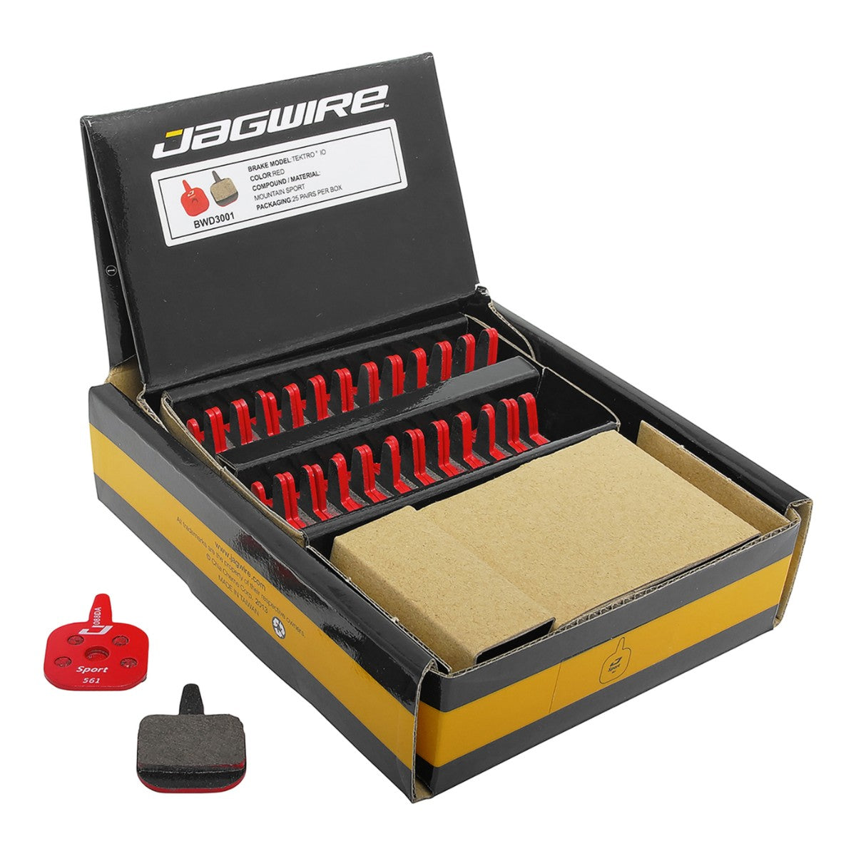 Jagwire BWD1005 Disc Brake Pads - SRAM Code / Guide RE / G2 RE / DB8 / Motive - Workshop Box of 25