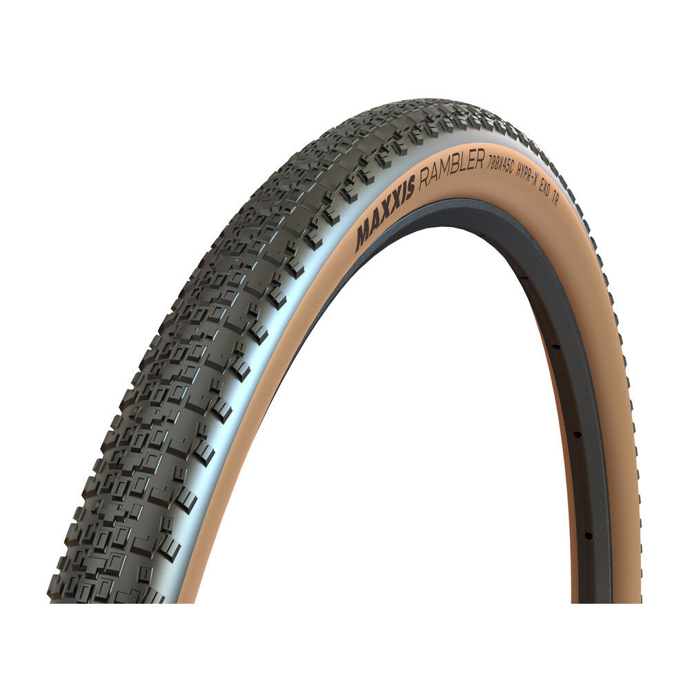 Maxxis Rambler | 700C x 45C Skinwall | 120 TPI Foldable | HYPR-X / EXO / TR