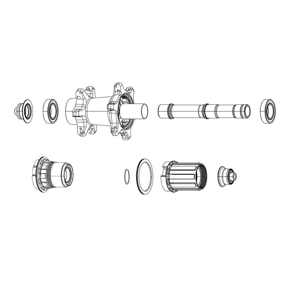 Zipp ZR1/ZM2SL End Cap (Microspline)