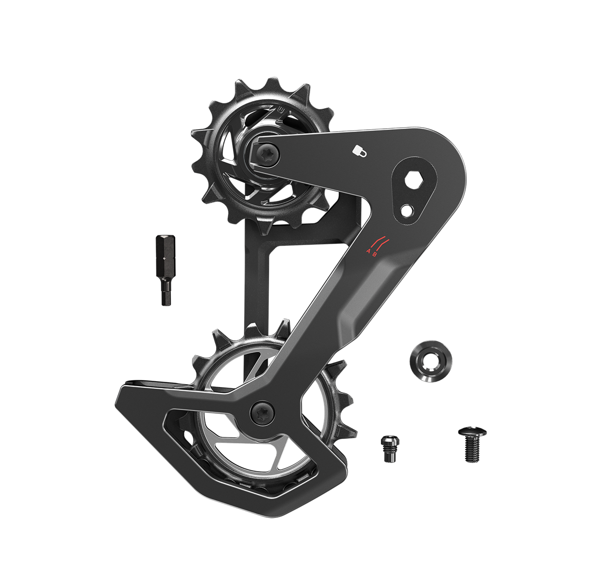 SRAM RD Cage Assembly Kit Carbon T-type (NO Damper)